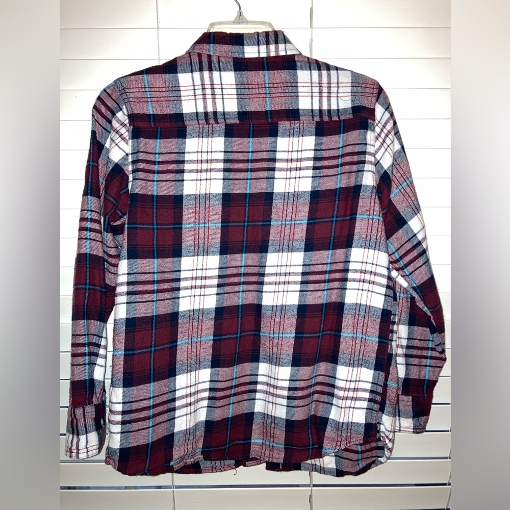 Boys Size Medium Plaid Flannel Shirts - Picture 4 of 10